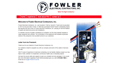Desktop Screenshot of fowlerelectrical.net